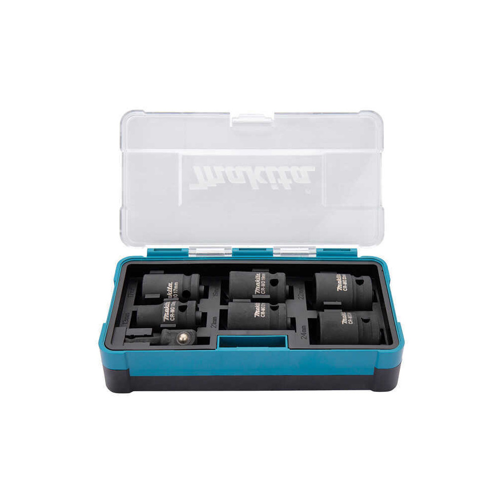 Coffret de 6 douilles pour visseuses à chocs Makita B-69733