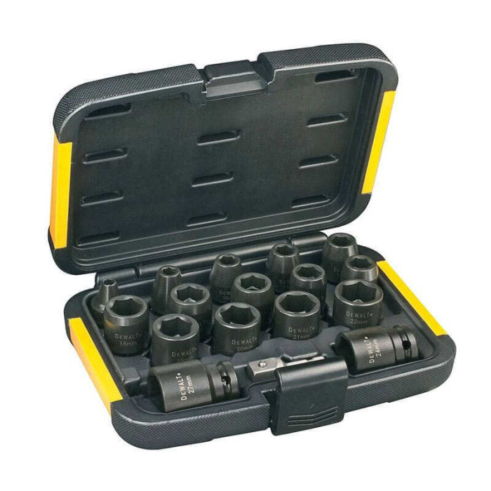 Coffret 17 douilles à chocs DeWalt DT7506-QZ