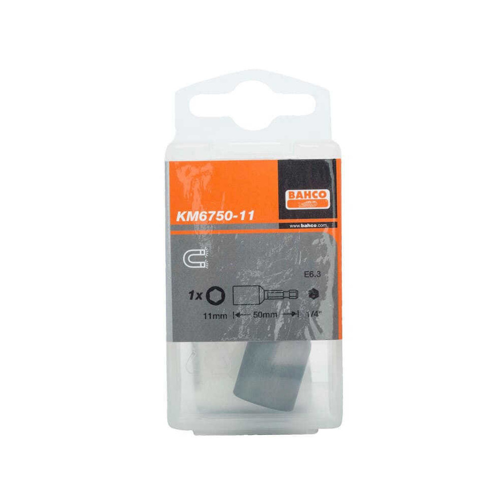 Douille magnétique 8 mm Bahco KM6750-8 hexa 1/4"