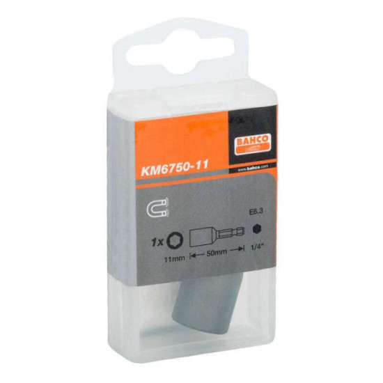 Douille magnétique 8 mm Bahco KM6750-8 hexa 1/4"