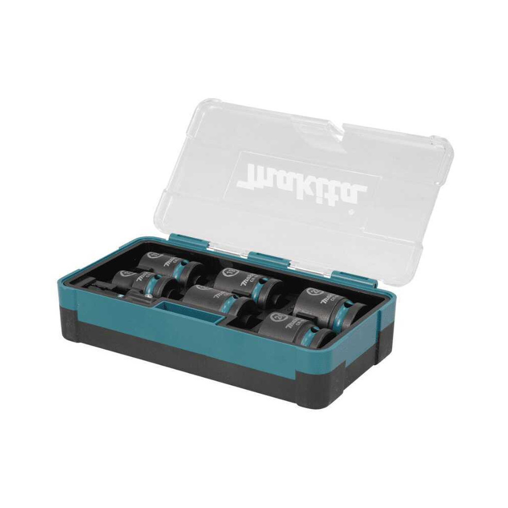 Coffret de 6 douilles IMPACT BLACK + Makita E-16592