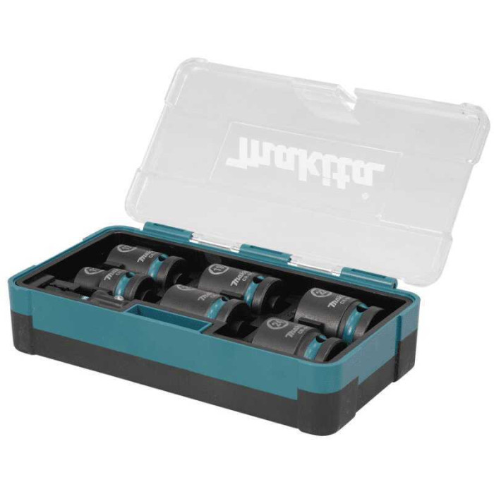 Coffret de 6 douilles IMPACT BLACK + Makita E-16592