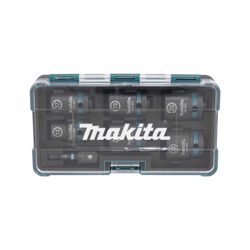 Coffret de 6 douilles IMPACT BLACK + Makita E-16592