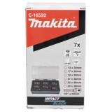 Coffret de 6 douilles IMPACT BLACK + Makita E-16592