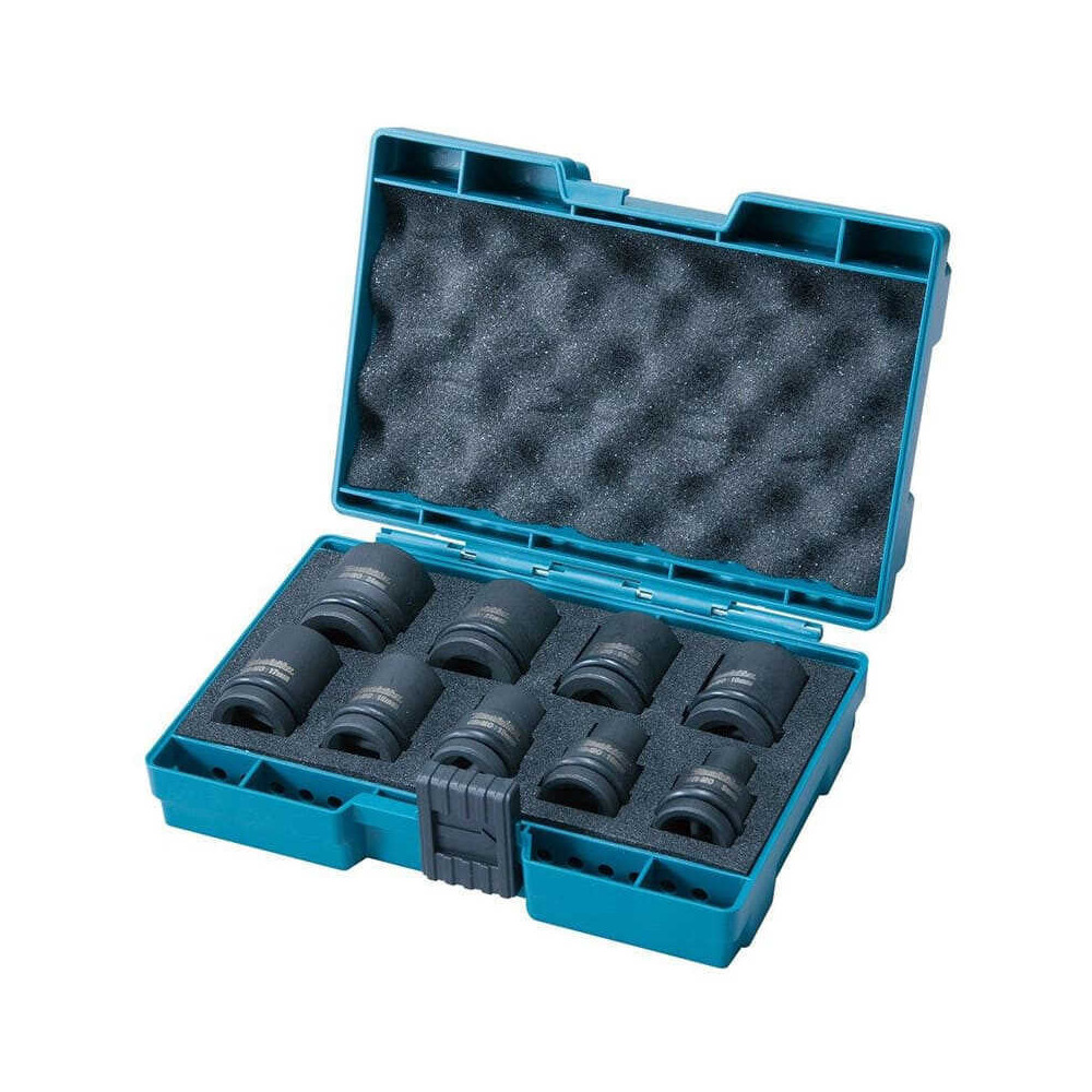 Coffret 9 douilles à chocs Makita D-41517