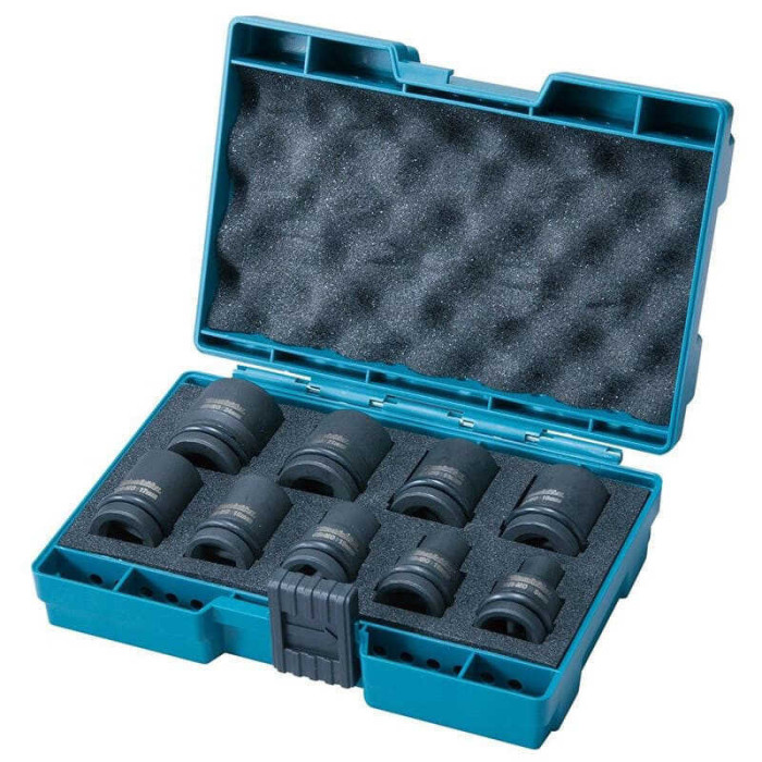 Coffret 9 douilles à chocs Makita D-41517