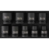Coffret 9 douilles à chocs Makita D-41517