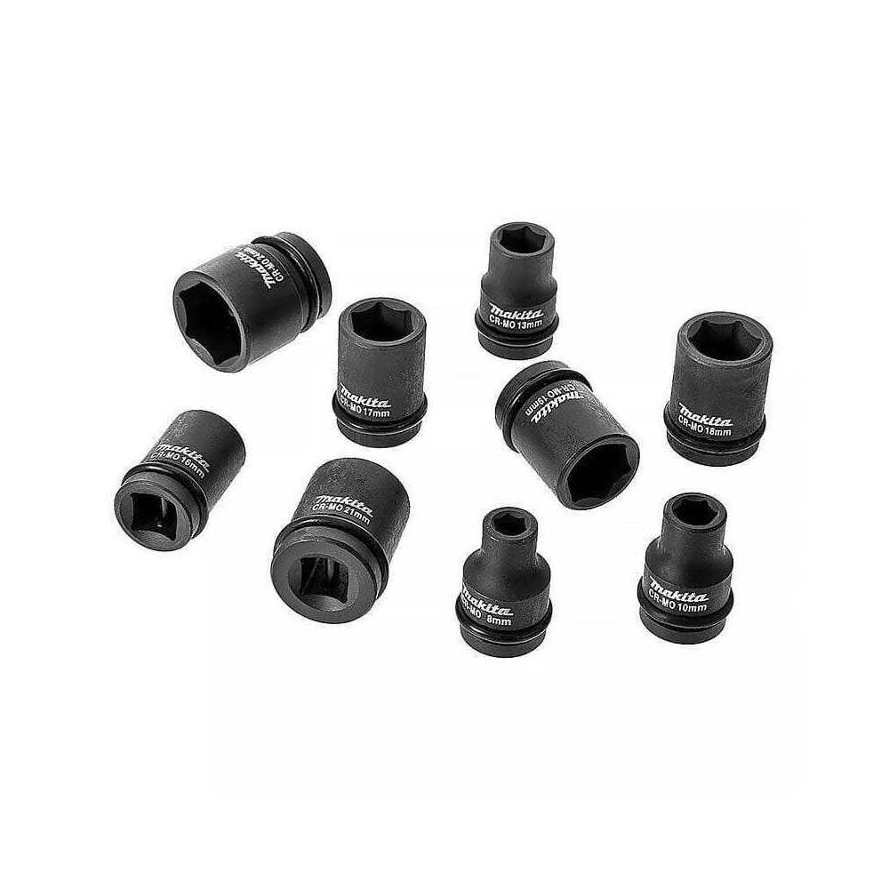 Coffret 9 douilles à chocs Makita D-41517