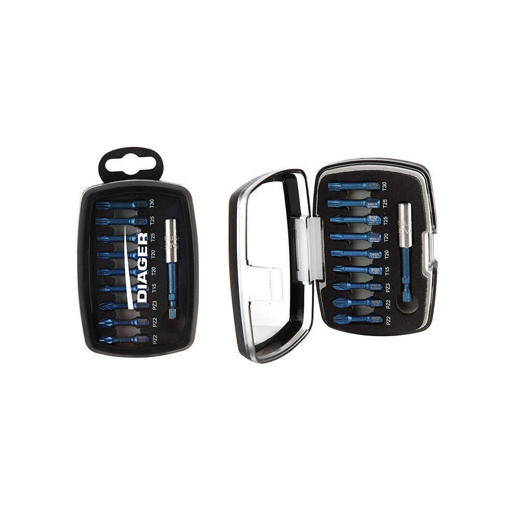Coffret 10 embouts à chocs Diager 631C BlueShock