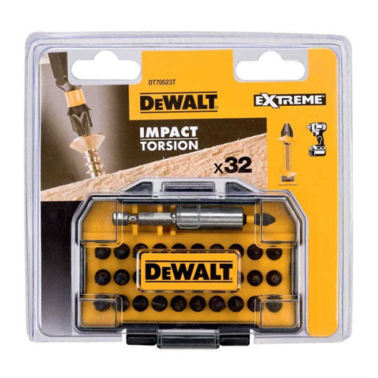 Coffret 32 embouts Impact Torsion DeWalt DT70523T