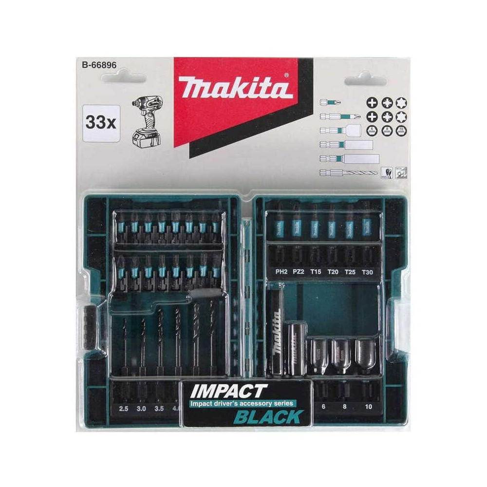 33 Embouts de vissage Impact BLACK Makita B-66896