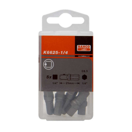 Adaptateurs 6 pans Bahco K6625