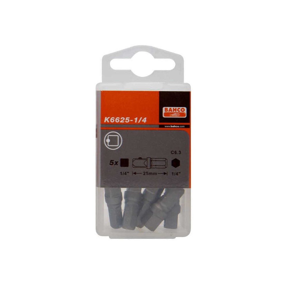Adaptateurs 6 pans Bahco K6625