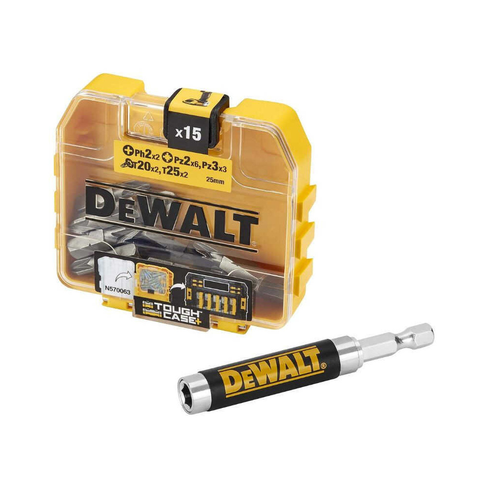 Coffret 16 embouts + guide magnétique DeWalt DT71511-QZ