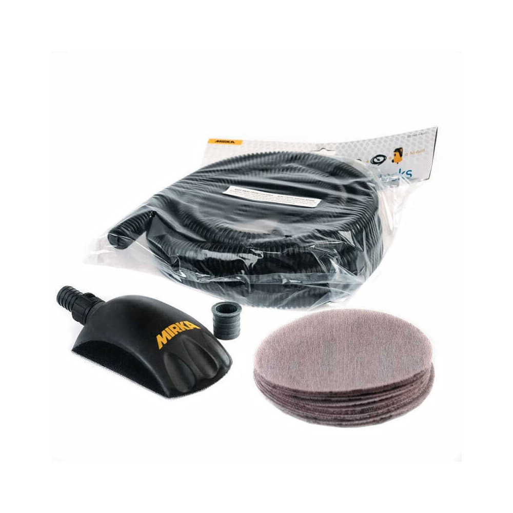 Cale manuelle Roundy 150 mm + disques Abranet Mirka KIT00ROUND