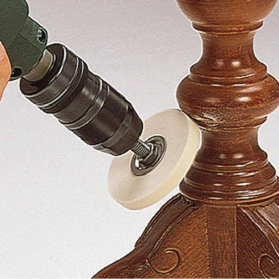 Kit de polissage Wolfcraft 2178000 5 pièces Ø 85 mm