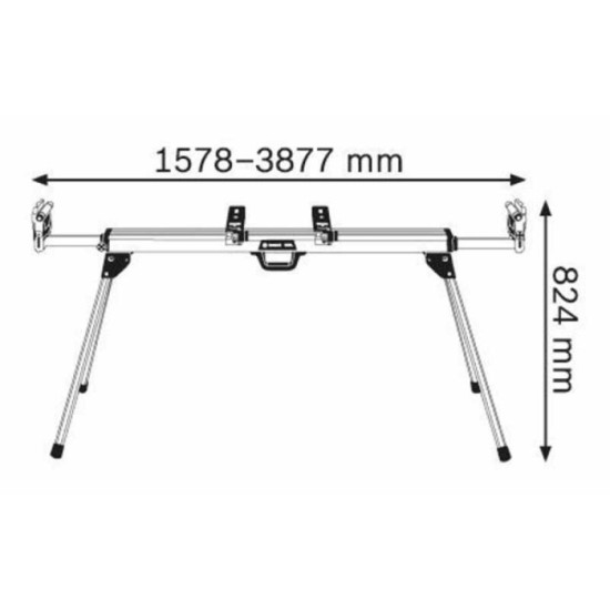 Table scie à onglets Bosch GTA 3800 0601B24000