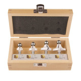 Coffret de 4 Fraises queue de 8 mm Makita D-53534