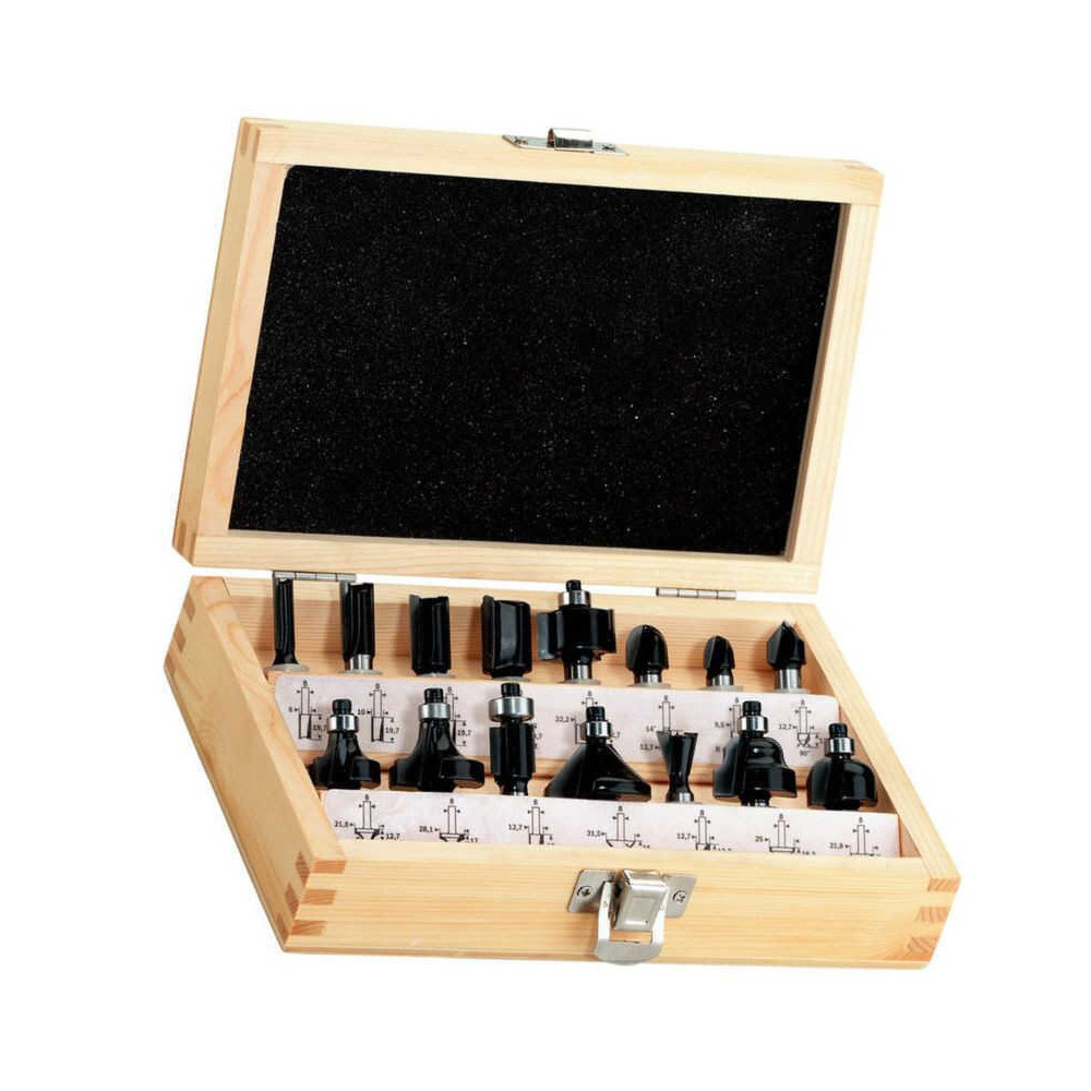 Coffret 15 fraises défonceuse Metabo 631039000