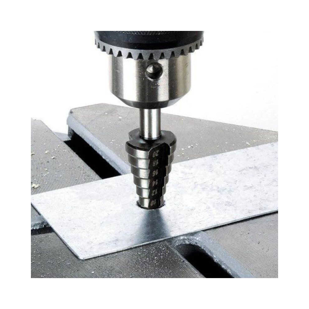 Fraise étagée HSS Wolfcraft 2516000 Ø 8 à 30 mm