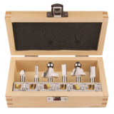 Coffret de 6 Fraises queue de 8 mm Makita D-53540