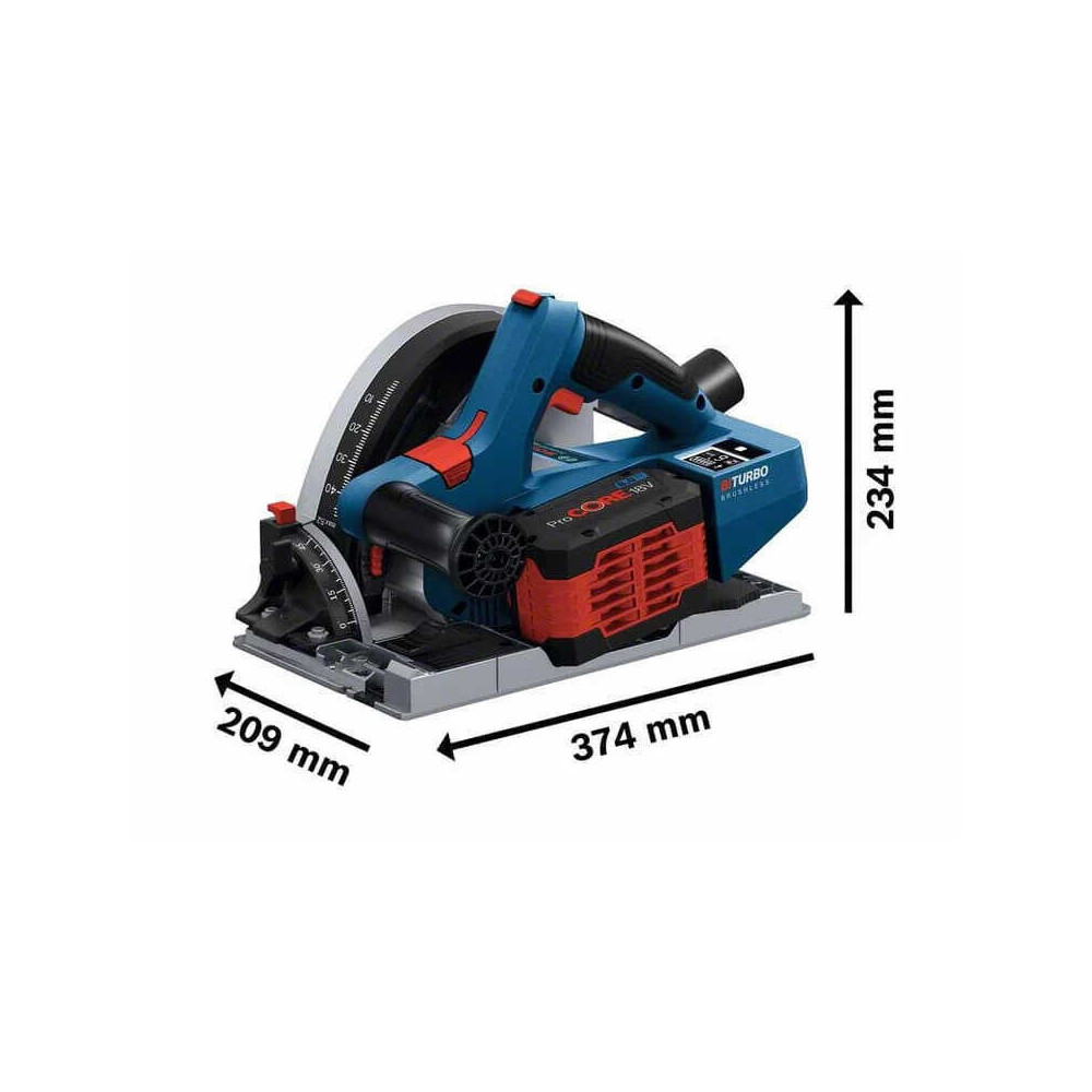 Scie circulaire plongeante Bosch EXPERT EXKT18V-52G