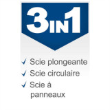 Scie plongeante Scheppach 5901804901 PL75 Ø210 mm