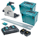 Scie plongeante Makita DSP601PT2JUT 36V AWS kit