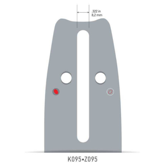Guide Oregon AdvanceCut 150MLBK095 38 cm .325