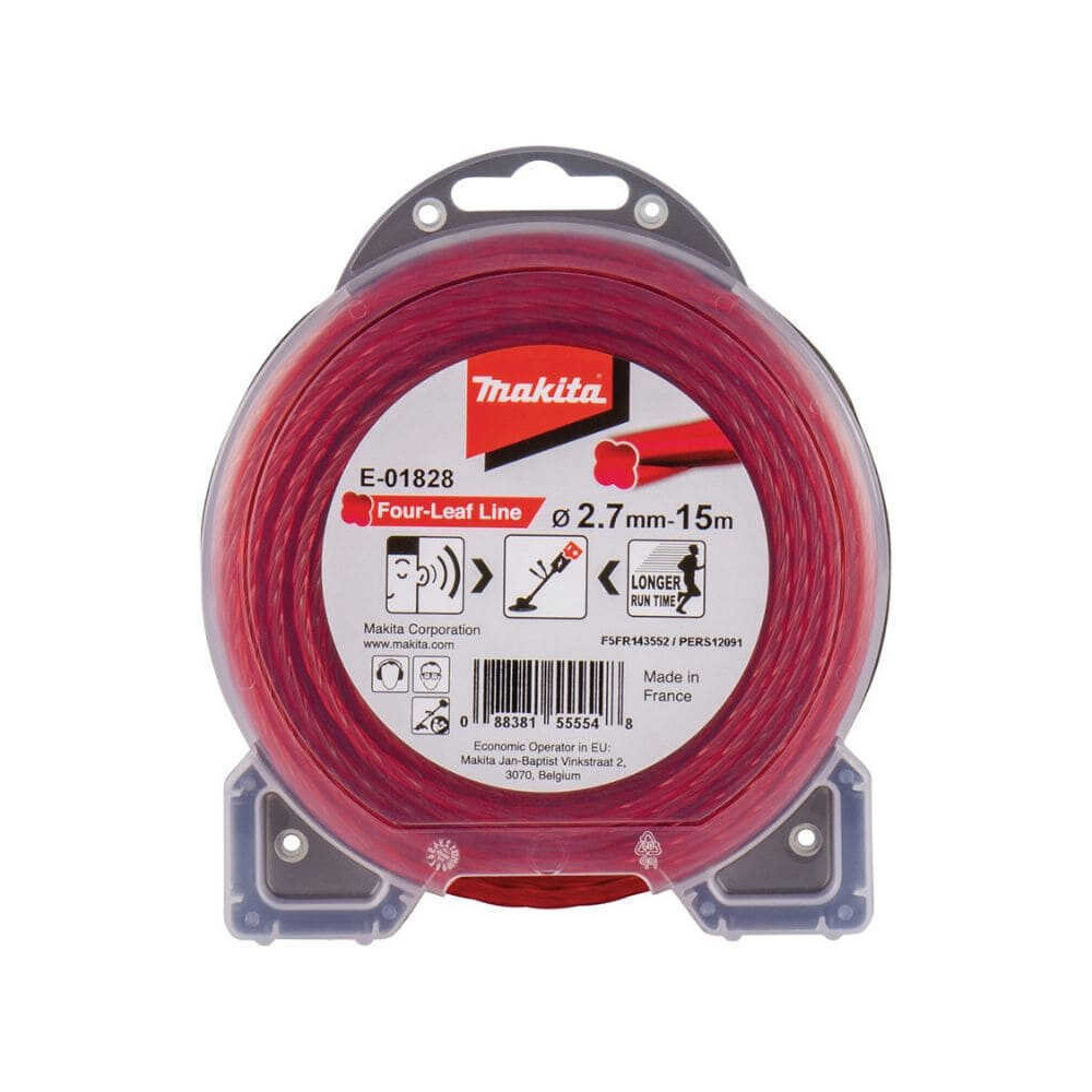 Fil nylon hélicoïdal 2,7 mm 15 m Makita E-01828