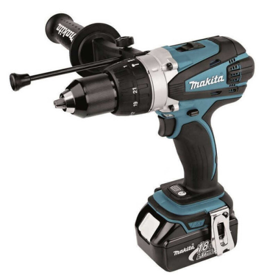 Perceuse à percussion Makita DHP458RF3J 3x3,0 Ah