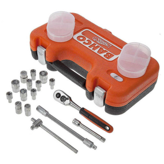 Assortiment 16 douilles Bahco S160 1/4 pouce