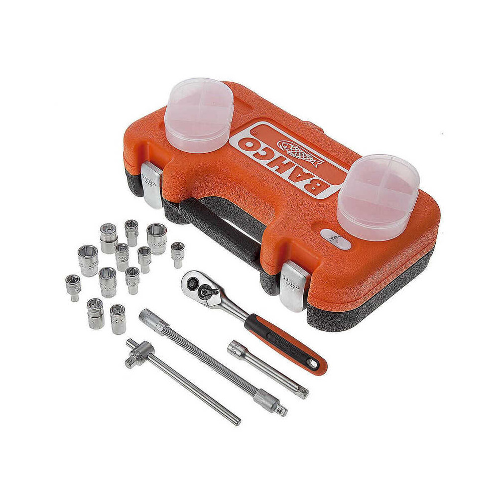 Assortiment 16 douilles Bahco S160 1/4 pouce