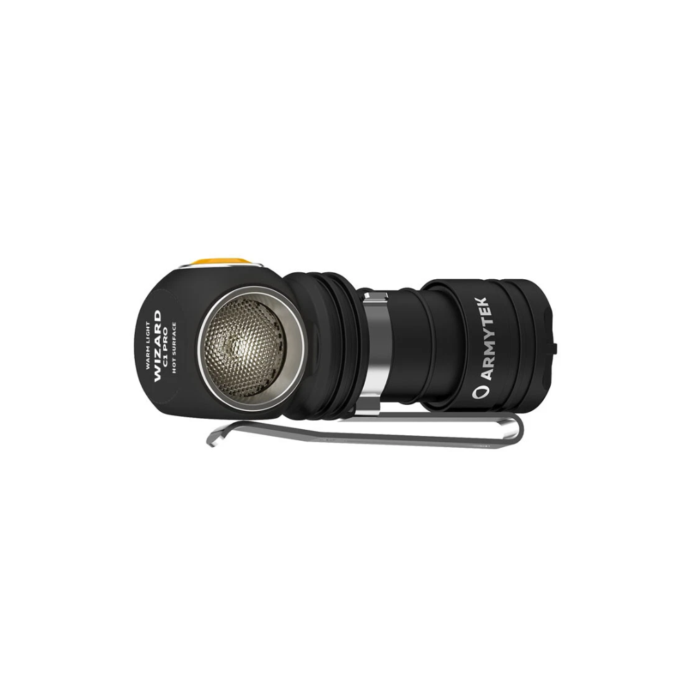 Lampe frontale Armytek Wizard C1 Pro Magnet F09001PW - 930 lm - lumière chaude - batterie 18350