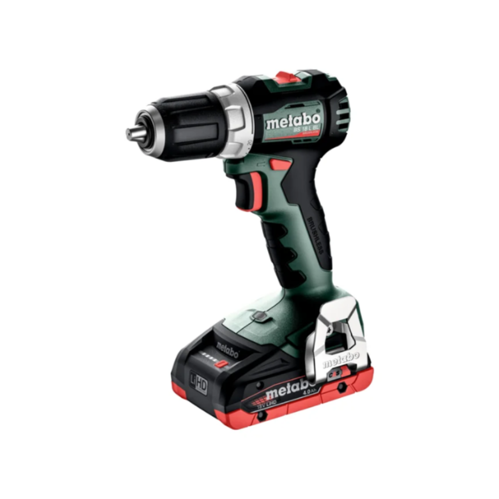Perceuse visseuse sans fil Metabo 613155800 BS 18 L BL - 65 Nm - 2 batteries 4,0 Ah LiHD - metaBOX