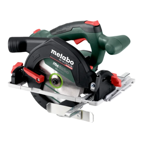 Scie circulaire sans fil Metabo 611857840 KS 18 LTX 57 BL - 18V CAS - 5000 /min