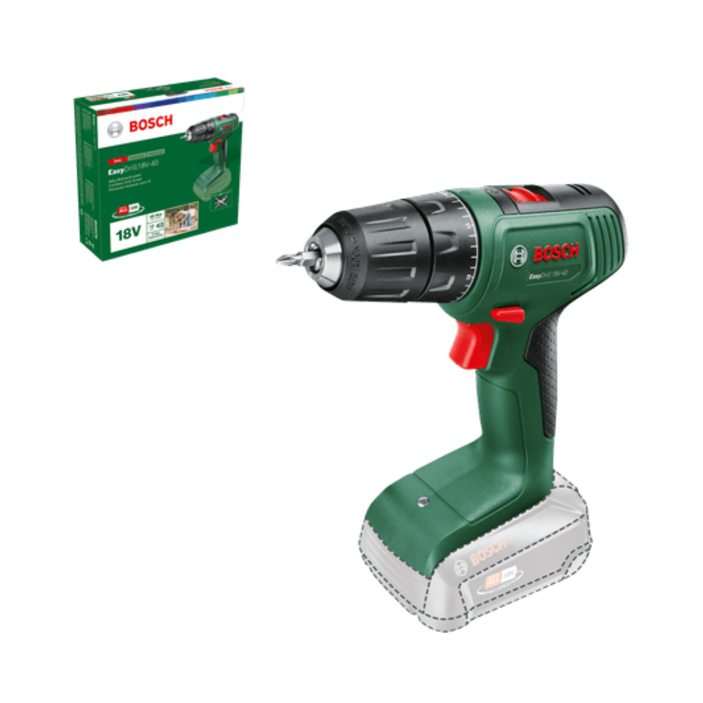 Perceuse visseuse sans fil Bosch 06039D8000 EasyDrill 18V-40 - 18V - 40 Nm - machine nue