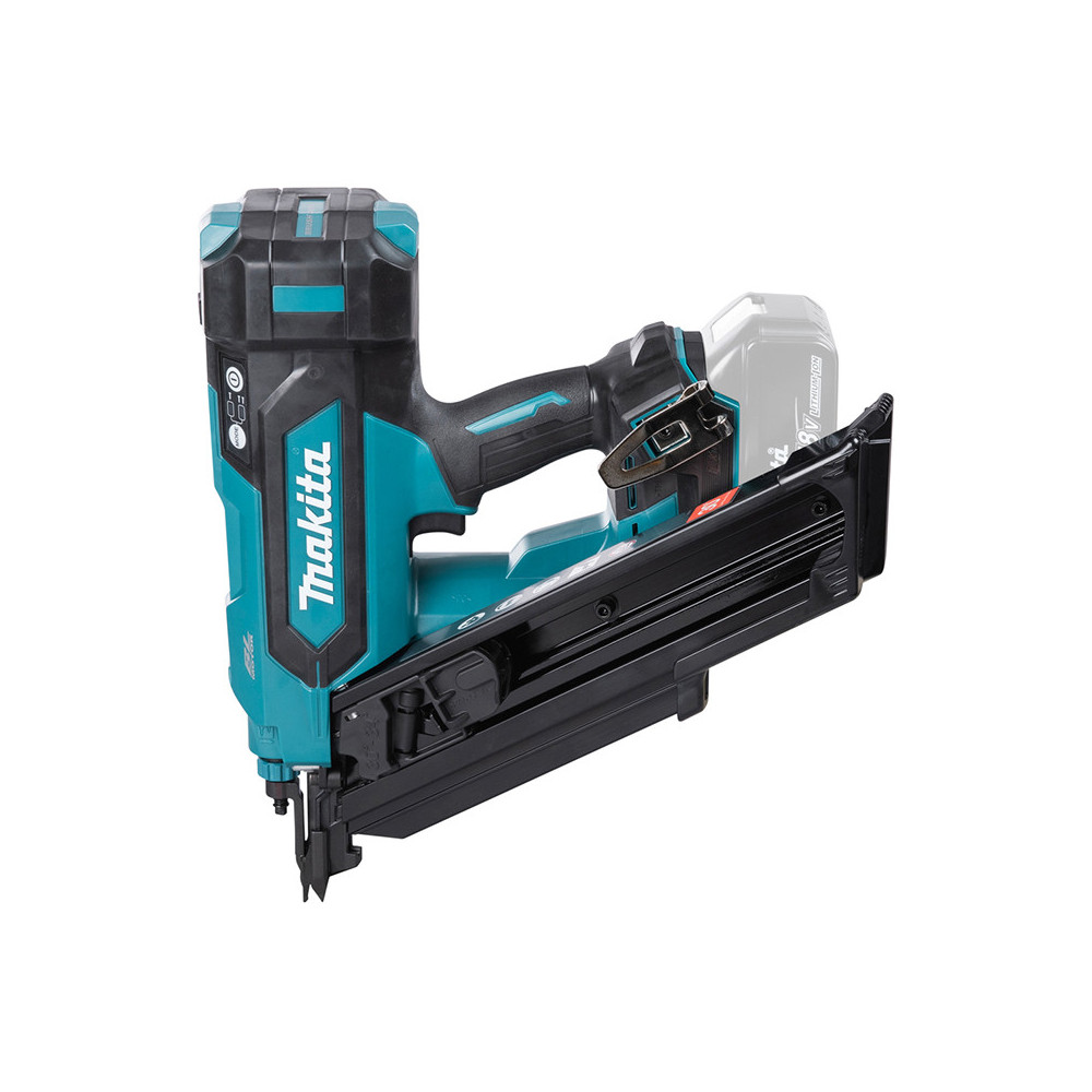 Cloueur de charpente sans fil Makita DBN900RTE - 18V LXT - clous 50 à 90 mm - 2 batteries 5,0 Ah + chargeur - coffret