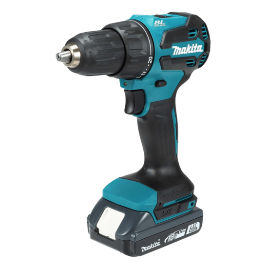 Perceuse visseuse à percussion sans fil Makita DHP490WVE - 18V LXT - 50 Nm - 2 batteries 2,0 Ah + chargeur - coffret