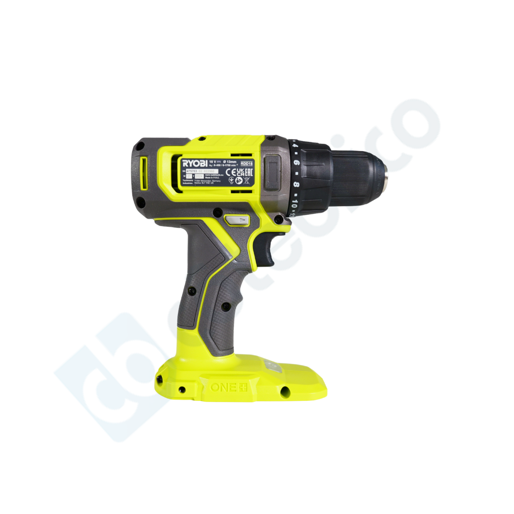 Perceuse visseuse sans fil Ryobi 5133005437 RDD18 - 18V ONE+ - 52 Nm - machine nue