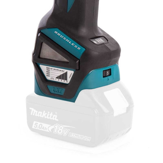 Meuleuse d'angle sans fil Makita DGA513RT3J - 18V LXT - Ø125 mm - brushless - 3 batteries 5,0 Ah + chargeur - coffret