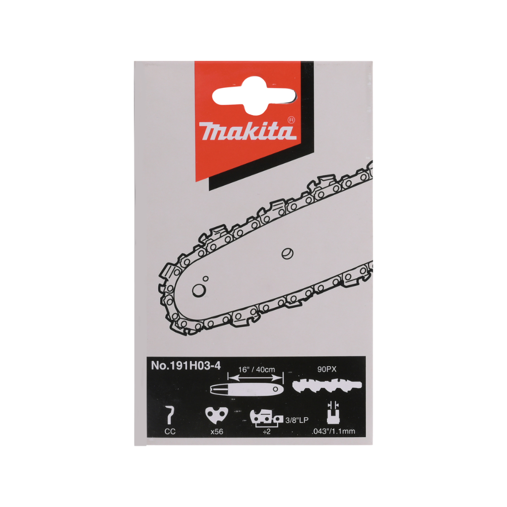 Chaîne 40 cm 90PX 3/8’’ 1,1 mm 56 maillons Makita 191H03-4