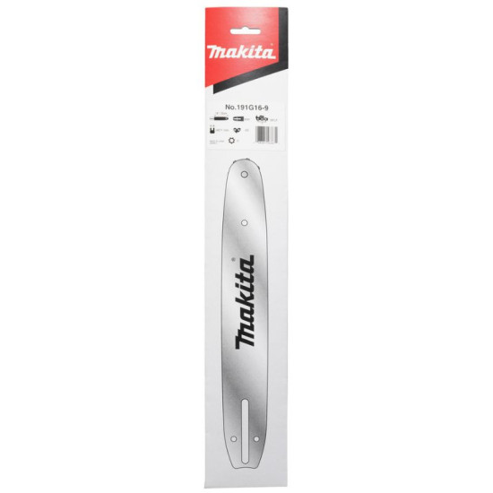 Guide de tronçonneuse 35 cm, 1,1 mm, 3/8" Makita 191G16-9