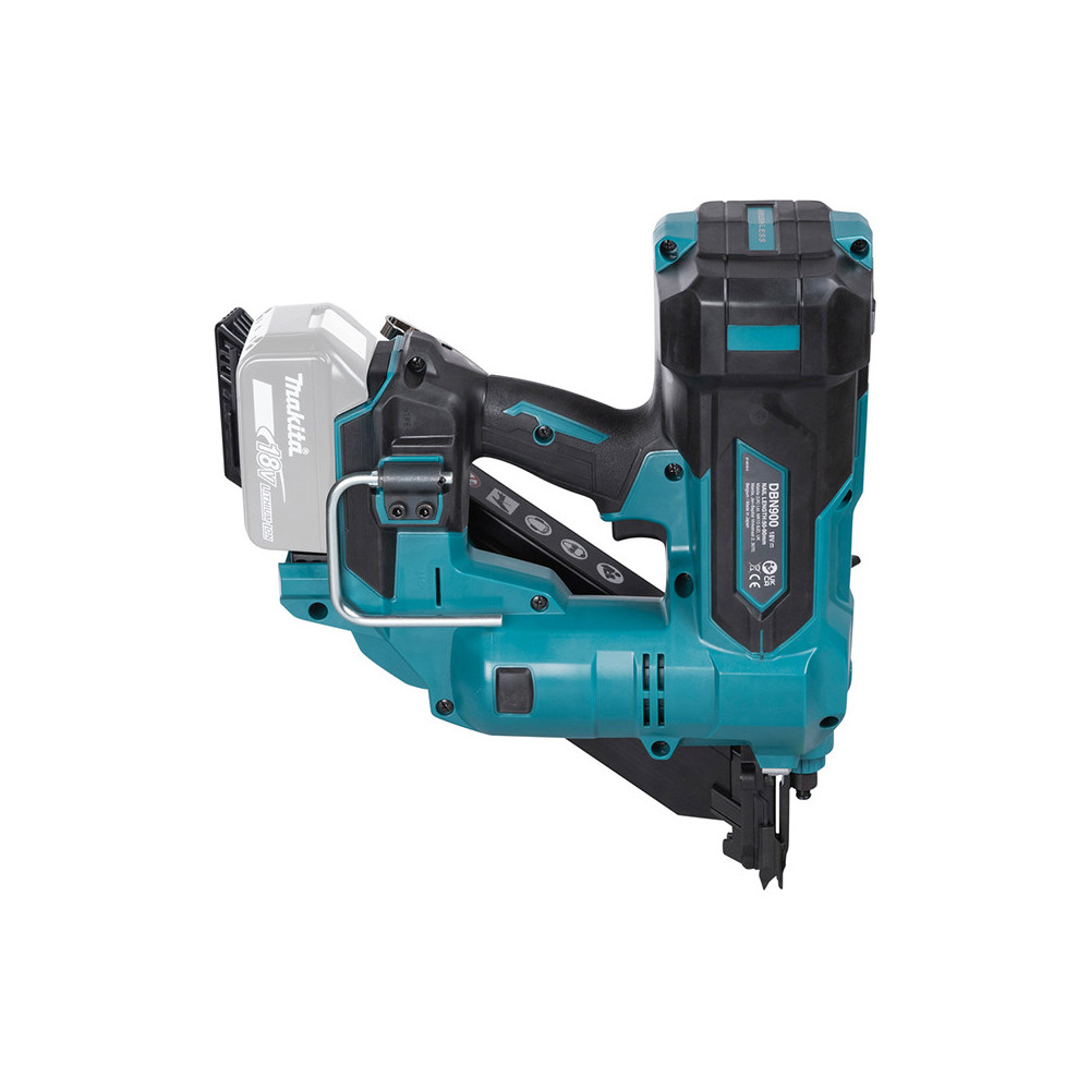 Cloueur de charpente sans fil Makita DBN900ZK - 18V LXT - clous 50 à 90 mm - machine nue en coffret