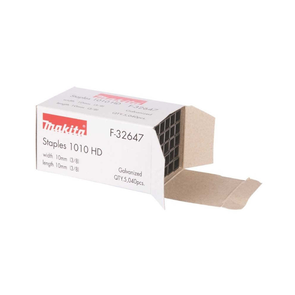 Agrafes pour agrafeuses à batterie Makita F-32647 - 10 mm - 10 mm