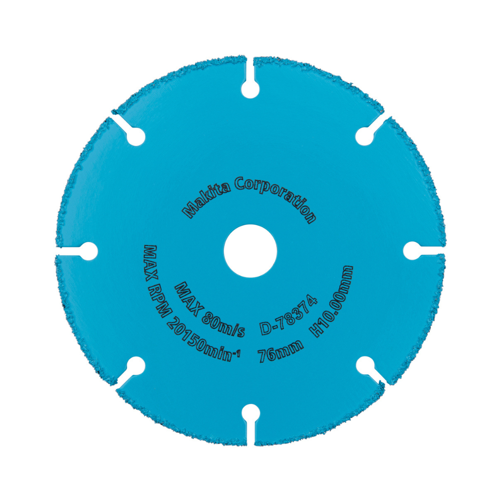 Disque à concrétion de carbure de tungstène Ø 76 mm x 10 mm Makita D-78374 - 76 mm