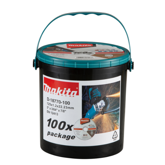 Disques à tronçonner Ø125 × 1,2 mm WA60T Makita D-18770-100