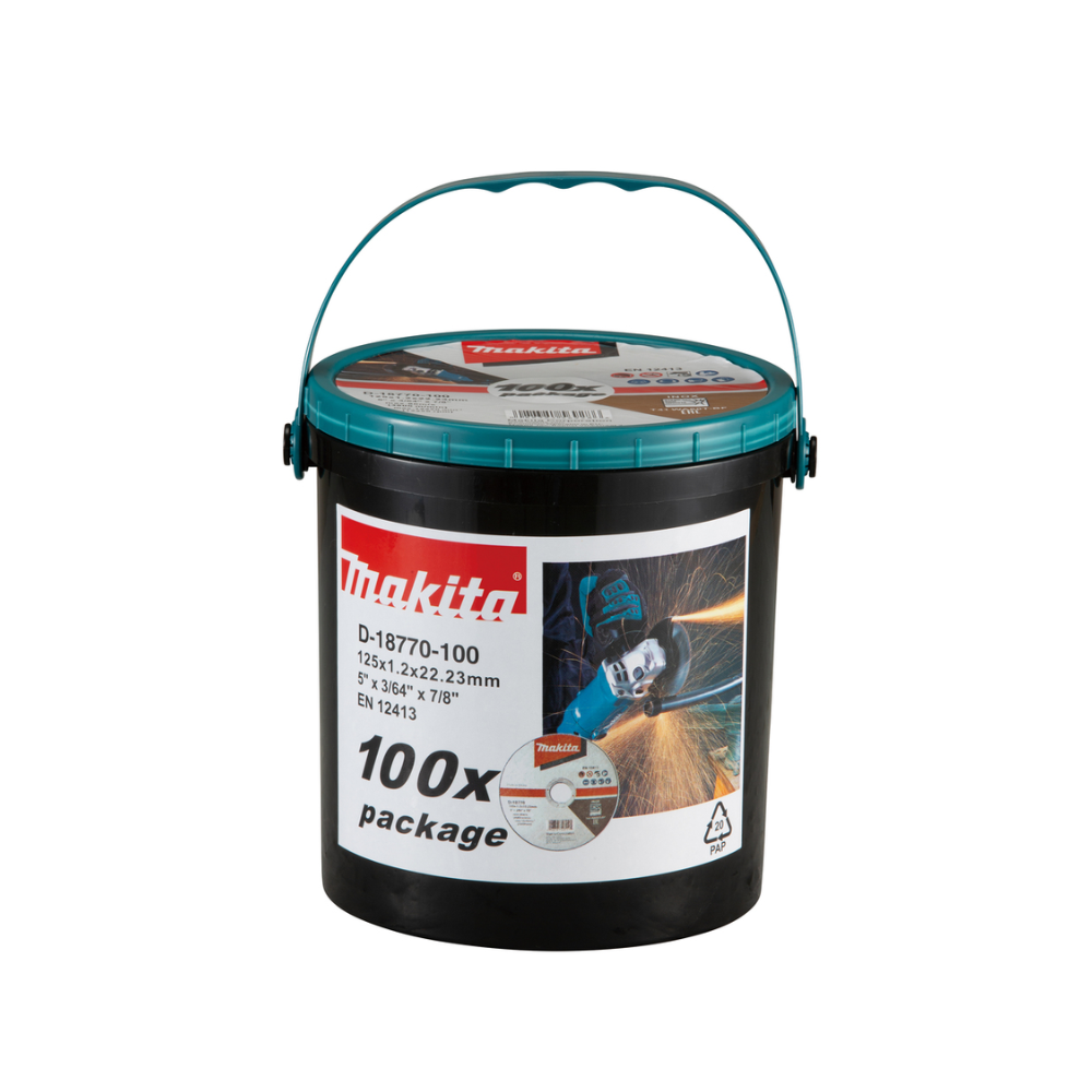 Disques à tronçonner Ø125 × 1,2 mm WA60T Makita D-18770-100