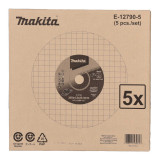 DISQUE À TRONÇONNER MÉTAL 355X4,3X25,4MM Makita E-12790-5 - 355 mm - lot de 5