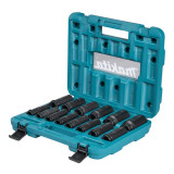 Coffret 14 douilles longues Makita E-16586 IMPACT BLACK - carré 1/2 pouce - 81,5 mm